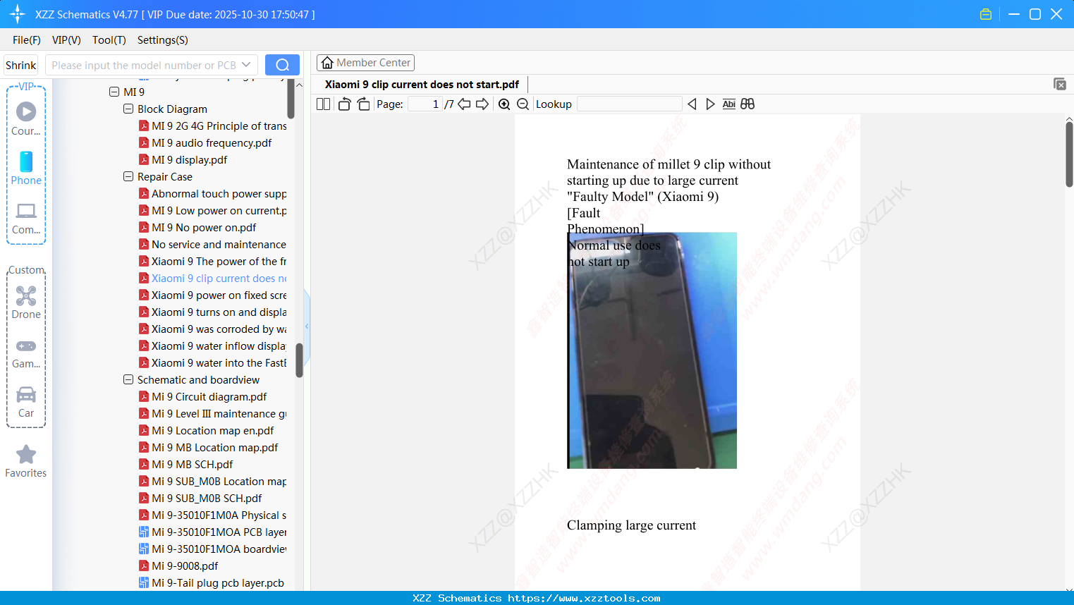 Xiaomi 9 Clip Current Does Not Start